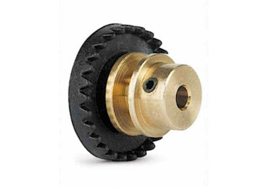 Crown 27d. In-line motor -STEP 2-. Bronze for 2.38mm (3/32"). Fixed using M2 allen screw.