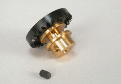 Crown 27d. In-line motor -STEP 2-. Bronze for 2.38mm (3/32"). Fixed using M2 allen screw.