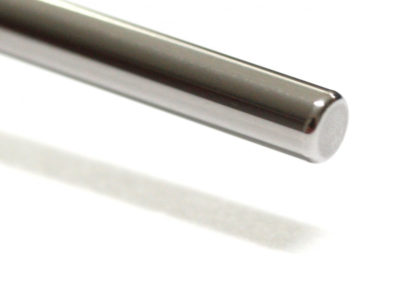 Calibrated stainless steel shaft 55 x 2.38 mm (3/32") x2