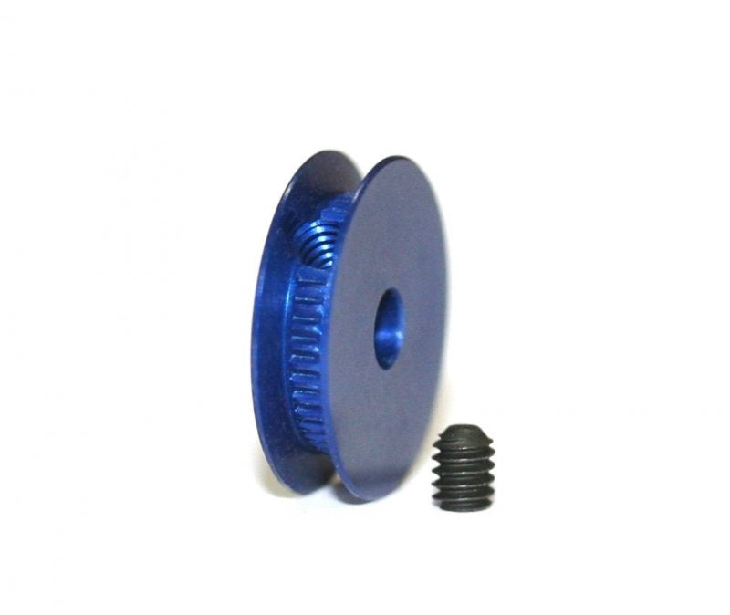 Universal pulley Ø8, 2.38 mm shaft. Blue x2u