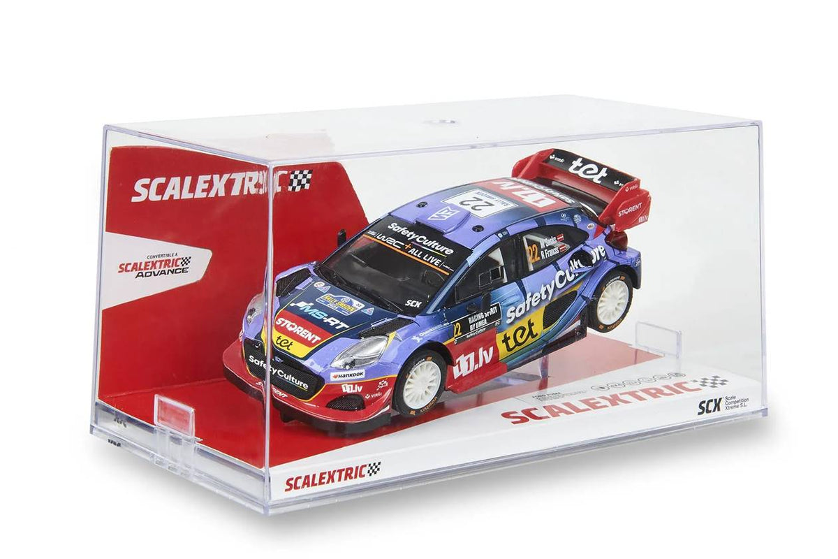 Modelo compatible: FORD PUMA WRC – RALLY SWEDEN 2025. Foto orientativa del coche; se vende únicamente el chasis 3D.