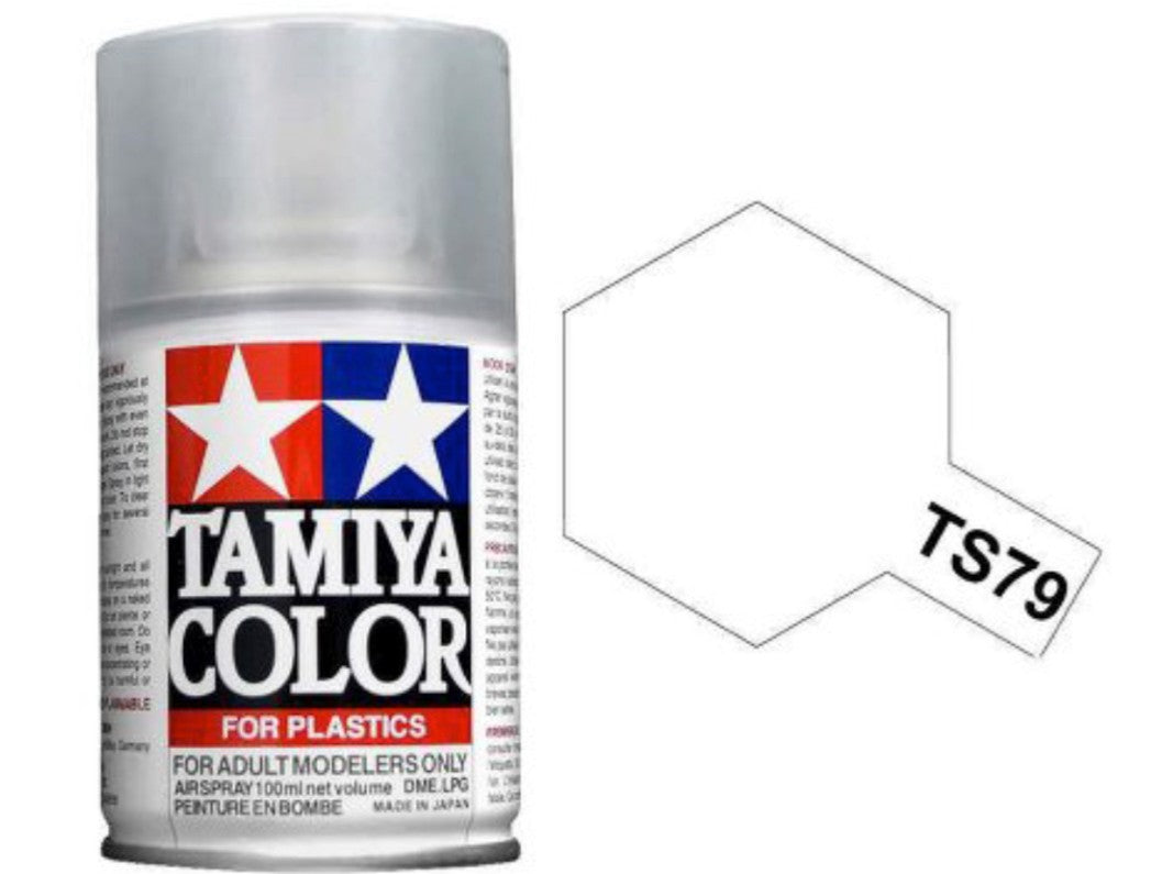 Pintura Spray 100ml. Barniz Transparente Satinado Tamiya TS-79
