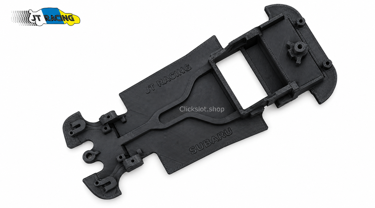Chasis 3D JT Racing Extreme angle para Subaru Impreza MSC, negro sobre fondo blanco – Clickslot.shop