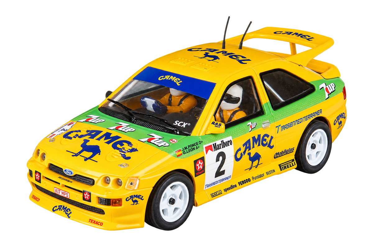 Modelo compatible: FORD ESCORT COSWORTH – MAS PALOMAS ’93. Foto orientativa del coche; se vende únicamente el chasis 3D.