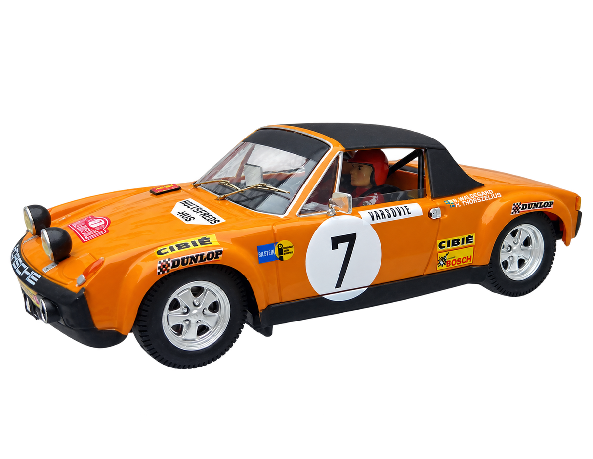 Modelo compatible: PORSCHE 914/6 GT R.MONTECARLO 1971 REF.01601 SRC. Foto orientativa del coche; se vende únicamente el chasis 3D.
