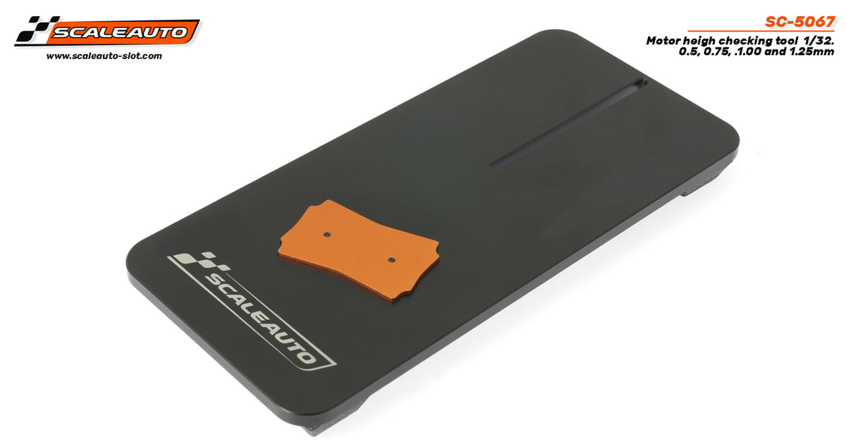 Plancha Aluminio Mecanizada para Medición Alturas Motor: Galgas de 0.5, 0.75, 1.00 y 1.25mm. · Scaleauto SC-5067 · Fotografía 2