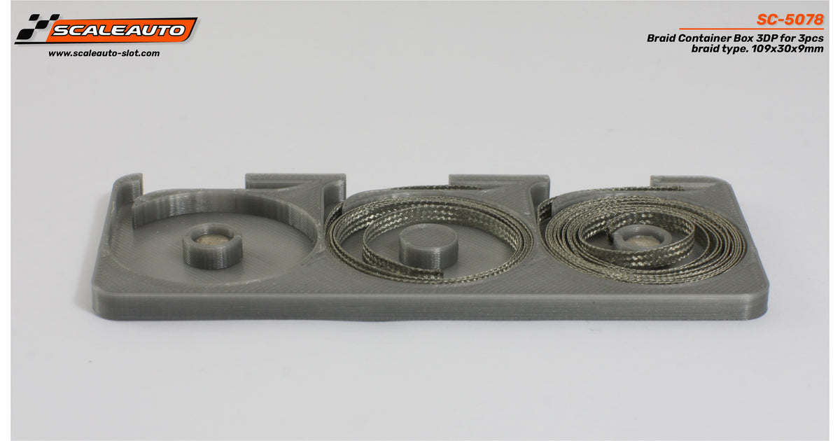 Caja 3DP para 3 trencillas. 109x30x9mm · Scaleauto SC-5078 · Fotografía 5