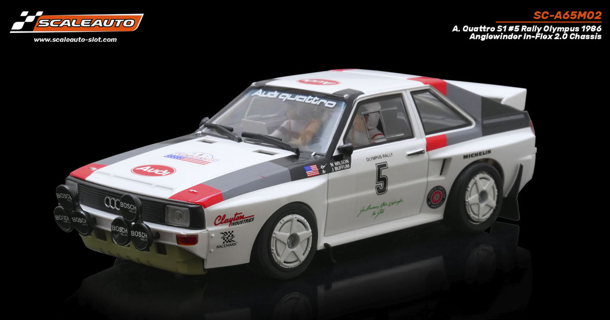 Audi Quattro S1 #5 Olympus 1986 Scaleauto SC-A65M02R — fotografía 4