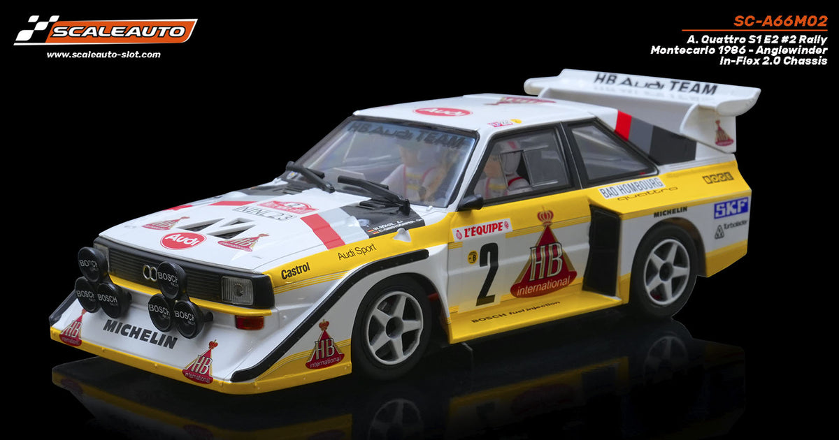 Audi Quattro S1 E2 #2 Montecarlo 1986 Scaleauto SC-A66M02R — fotografía 4