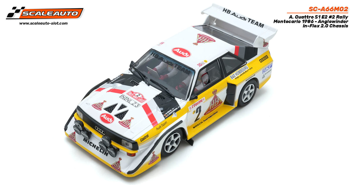 Audi Quattro S1 E2 #2 Montecarlo 1986 Scaleauto SC-A66M02R — fotografía 1